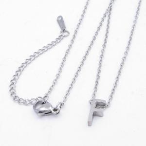 Letter Necklace - KN292650-HDJ
