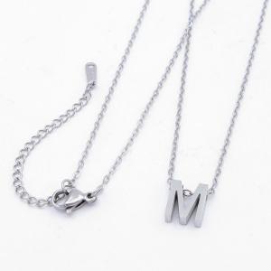 Letter Necklace - KN292656-HDJ