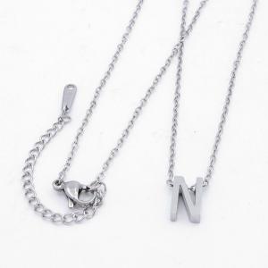 Letter Necklace - KN292657-HDJ