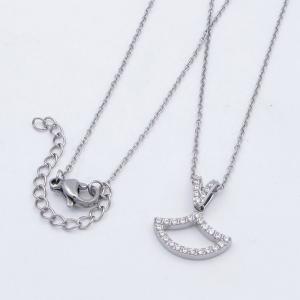 Stainless Steel Stone Necklace - KN292705-KD