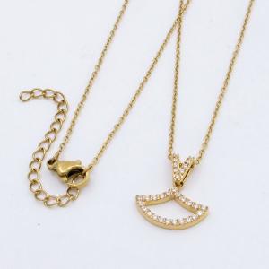 Stainless Steel Stone Necklace - KN292706-KD