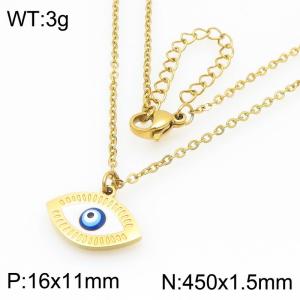 Creative Gold Color Dangle Neckalce for Women With Eyes Trend Jewelry - KN292992-Z