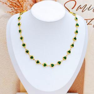 Stainless Steel Stone Necklace - KN293094-SXSJ