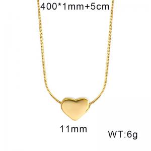SS Gold-Plating Necklace - KN293152-YWYM