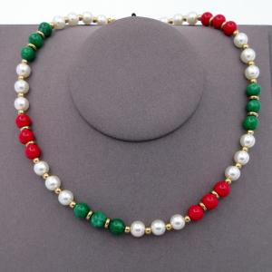 Bead Necklace - KN293330-JM