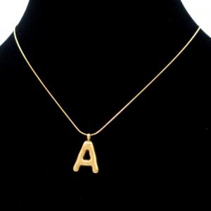 Letter Necklace - KN295098-AQ