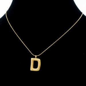 Letter Necklace - KN295101-AQ