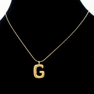 Letter Necklace - KN295104-AQ
