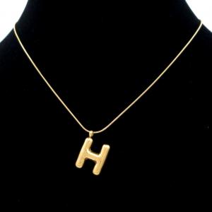 Letter Necklace - KN295105-AQ