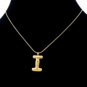 Letter Necklace - KN295106-AQ