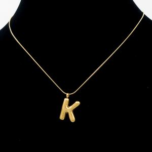 Letter Necklace - KN295108-AQ