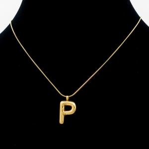 Letter Necklace - KN295113-AQ