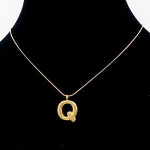 Letter Necklace - KN295114-AQ