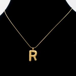 Letter Necklace - KN295115-AQ