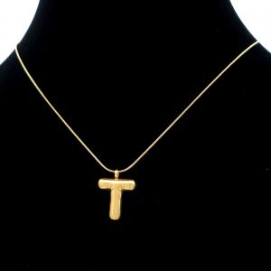 Letter Necklace - KN295117-AQ