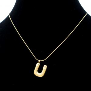 Letter Necklace - KN295118-AQ
