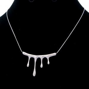Stainless Steel Necklace - KN295124-AQ