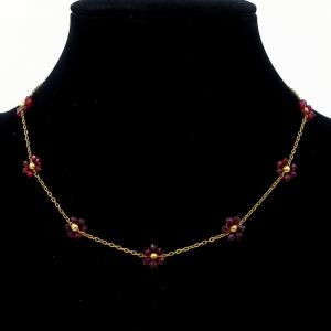 SS Gold-Plating Necklace - KN295160-KJ