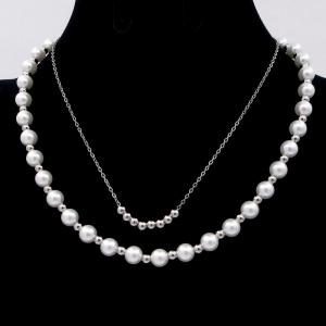 Bead Necklace - KN295208-MW
