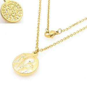 SS Gold-Plating Necklace - KN295241-TLA