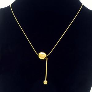SS Gold-Plating Necklace - KN295244-TLA