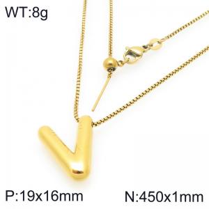 Letter Necklace - KN295760-Z