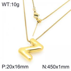Letter Necklace - KN295764-Z