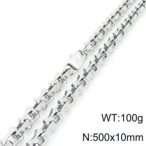 50cm Stainless Steel Link Necklace - KN296715-Z