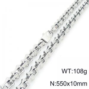 55cm Stainless Steel Link Necklace - KN296716-Z