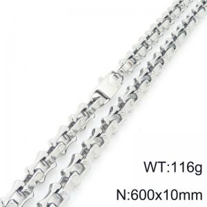 55cm Stainless Steel Link Necklace - KN296717-Z