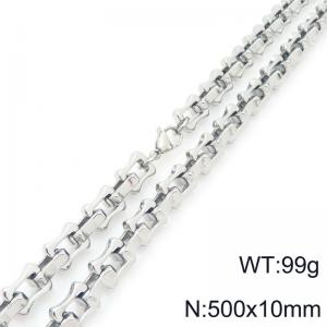 50cm Stainless Steel Link Necklace - KN296725-Z
