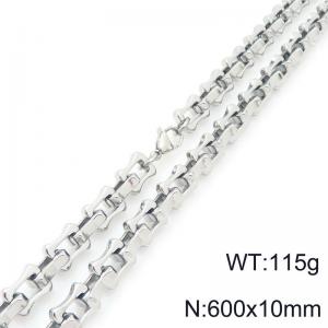 60cm Stainless Steel Link Necklace - KN296727-Z