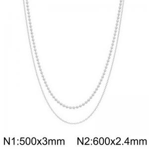 Stainless Steel Necklace - KN296953-Z