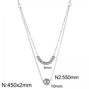 Stainless Steel Necklace - KN296958-Z