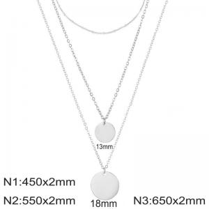 Stainless Steel Necklace - KN296962-Z