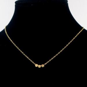 SS Gold-Plating Necklace - KN297031-HDJ