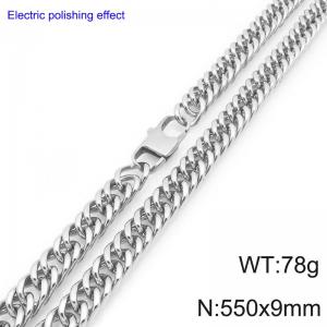Stainless Steel Necklace - KN297377-Z