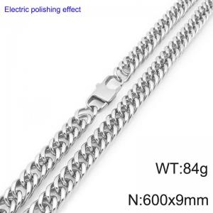 Stainless Steel Necklace - KN297378-Z