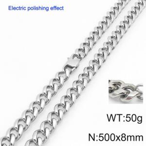 Stainless Steel Necklace - KN297418-Z