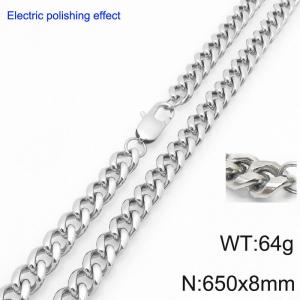 Stainless Steel Necklace - KN297427-Z