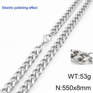 Stainless Steel Necklace - KN297431-Z