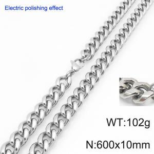 Stainless Steel Necklace - KN297450-Z