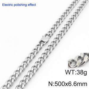 Stainless Steel Necklace - KN297454-Z