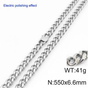 Stainless Steel Necklace - KN297455-Z