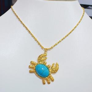 SS Gold-Plating Necklace - KN297609-SXSJ