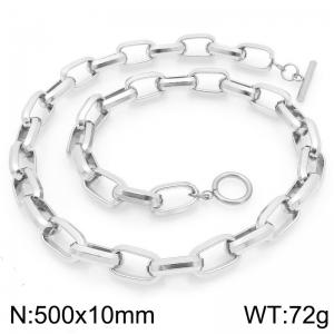 Stainless Steel Necklace - KN297649-Z