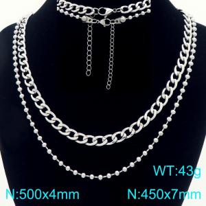 Stainless Steel Necklace - KN297660-Z