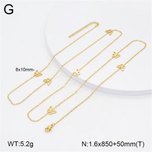 SS Gold-Plating Necklace - KN297761-NT