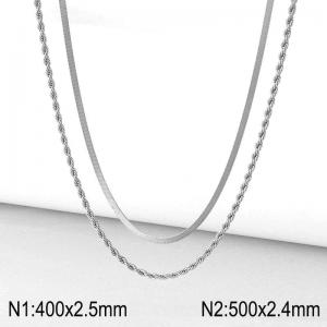 Stainless Steel Necklace - KN298000-Z