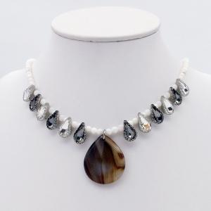 Bead Necklace - KN298025-FA